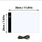 A4 Led Light Board For Rhinestone Painting Usb Powered Light Pad For Drawing