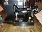 Singer 221-1 Featherweight Portable Sewing Machine W case   Extras 1947 To 1950