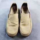 Crocs Walu  Slip On Casual Loafers Shoes 11270  Canvas Khaki Tan Men Size 11