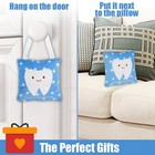 Tooth Fairy Pillow With Pocket For Girls And Boys  tooth Multicolored 8 