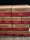 Sealed Box Of 2 500 Pennies   Unsearched - Read Description  This Is Unique 
