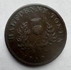 Canada Nova Scotia 1832 Halfpenny Token Km  1 Nice Quality