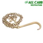 4pcs J Hook Chain 5 16in    8ft G80 Chain 4700lbs W rtj Cluster Hook   Grab Hook