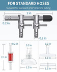 Pawfly 2-way Aquarium Air Flow Control Lever Valve Valve  