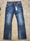 Rock Revival Alex Straight Denim Men s Size 32 X 34 Nwt
