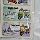 Thailand Souvenir Magnets Set Of 5 Tuk Tuk Elephant Temple Travel Memento New