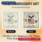 Us 250th Anniversary Cross Stitch Kit personalized Patriotic Cross Stitch Kits  