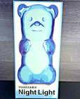 Gummygoods Blue Razz Squeezable Gummy Bear Nightlight Usb Rechargeable Nib Rare