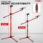 5 Core Microphone Stand Floor Adjustable 63  Tripod Mic Stands W Boom Arm