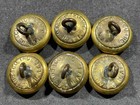 Lot X6 Ww2 Wwii Us Army Military Uniform Buttons D Evans Attleboro Ma 15 Mm