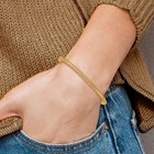 14k Solid Yellow Gold Stretch Popcorn Bangle Bracelet 7 25 Inch Polished