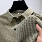 Summer Men s Short Sleeve T-shirt Business Casual Cool Breathable Polo Shirt