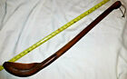 Large Vintage Primitive Wood Hand Carved Spoon Ladle Dipper Antique 28 5    Long