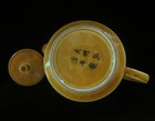 Rare Old Chinese Hand Painting Phoenix Yellow Porcelain Teapot  hongzhi  Mark