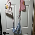 1950s True Vintage Mackinaw City Michigan Bandana Banner Souvenir