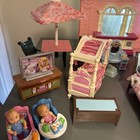 Fisher-price Loving Family Grand Victorian Mansion Dollhouse 2008 Furniture Doll
