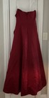 Pretty David   s Bridal Prom Dress formal Dress  Deep Red  Size 14