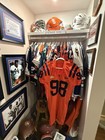 Syracuse Orange  98 Game Used Worn Big East Nike Football Jersey Size 44