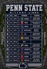Penn State Nittany Lions 2026 Football Schedule Poster Multiple Size Avail  V2