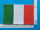 Italy Italian Flag Patch Iron-on Sew-on Embroidered Applique 3   X 2      - Hi Qlty 