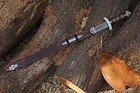 Handmade Damascus Viking Sword With Scabbard medival norse Sword
