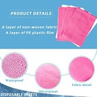 50 Pieces Disposable Bed Sheets Waterproof Bed Cover Massage Table Sheet Pink