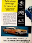 1960 Chrysler Plymouth Dodge 27 Model Wagons Print Ad 