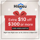 Hiseeu 5mp 10ch Nvr Wireless Wifi Security Camera Cctv System With 10  Monitor 