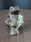 Spi San Pacific International Verdigris Brass Frog Door Knocker Base