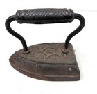 Antique Geneva Ill Cast Iron No 8 Star Logo Flat Iron