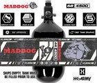 Maddog Hk Army Hstl 68 4500 Carbon Fiber Hpa Compressed Air Paintball Tank Black