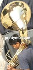 Sousaphone Tuba 22 bell Pure Brass Metal In Gold Polish  Mouthpc case  free Ship