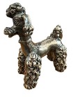 Sterling Silver Poodle Figurine Stamped Israel Vintage Dog Estate Piece Figure