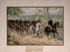 1899 Werner Co  Chromolithograph Us Army Cavalry Field Equipment 1899