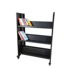 Returned Item Doublesided Metal Book Cart Library Cart