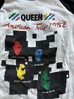 Vintage  authentic  Queen American Tour 1982 Tee - Size L