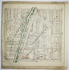 1925 Kansas City Missouri Atlas Plat Map Rare Color Lithograph Plate  122   123