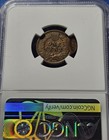 1890 1c Double Struck 2nd Strike 90  Off Center Indian Head Error Ngc Vf 30