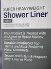 Better Homes And Gardens Super Heavyweight Shower Liner 70   x 72    New In Package