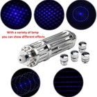 Blue Laser Pointer 450nm Adjustable Visible Beam Dot Light  Battery Powered Us
