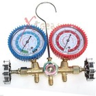 R134a R12 R22 Ac A c Manifold Gauge Set 5ft Colored Hose Air Conditioner Refrige