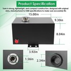 5 Gallon 14 Gauge Steel Hydraulic Fluid Reservoir Tank With Breather Cap