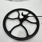 Singer Treadle Sewing Machine Cabinet Base Cast Iron Fly Wheel Pitman Antique