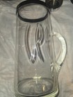 Vintage Chillit Glass Beverage Barware Cocktail Covered Pitcher Lpf Initials