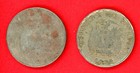 Ecuador  1 2  Decimo 1884 Lot Of 2 Coins  Km   49  Fine 