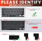 Ultra Thin Clear Keyboard Cover For Old Macbook Air 13 pro 13  Pro 15 Inch