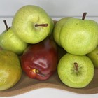 Artificial Fruit Pears Apples Home Decor Prop Staging Faux Fake Lot Of 9