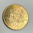1969 Kenya 10 Shillings  Mzee Jomo Kenyatta  Km 11  Unc