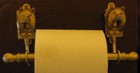 Samoyed Bronze Toilet Paper Holder Or Paper Towel Holder 