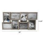 Mainstays     4x6 Picture Frame     Rustic Gray Gallery 8 Photo Linear Program Wall